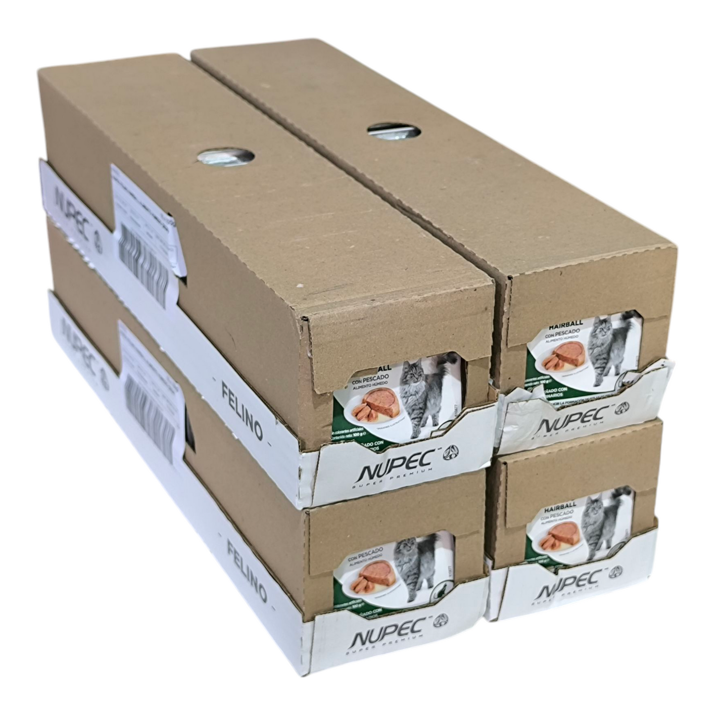 Nupec Gato Hairball Alimento Humedo Pack 64 Latas De 100gr