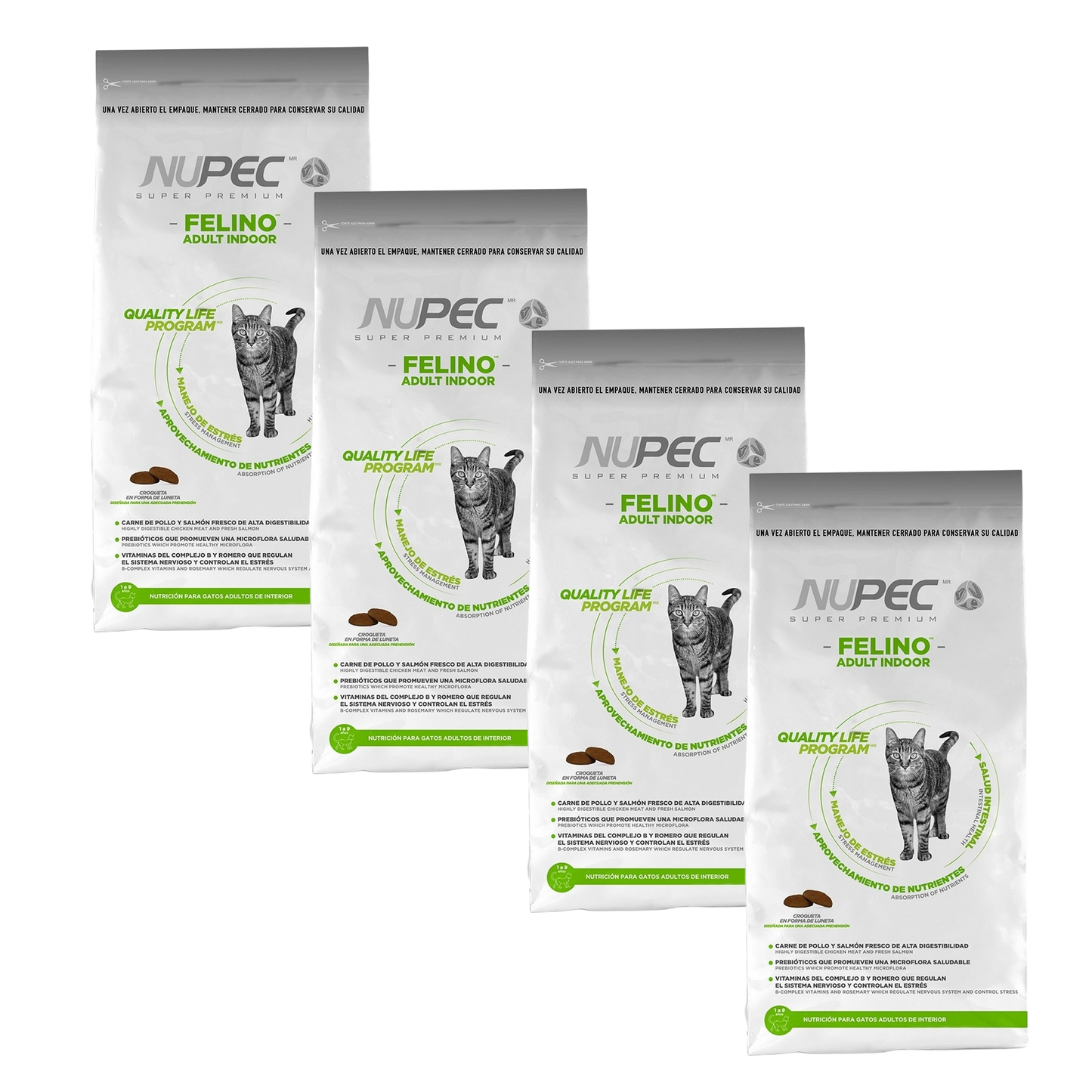 Nupec Gato Adulto Indoor 20kg (4 bultos)