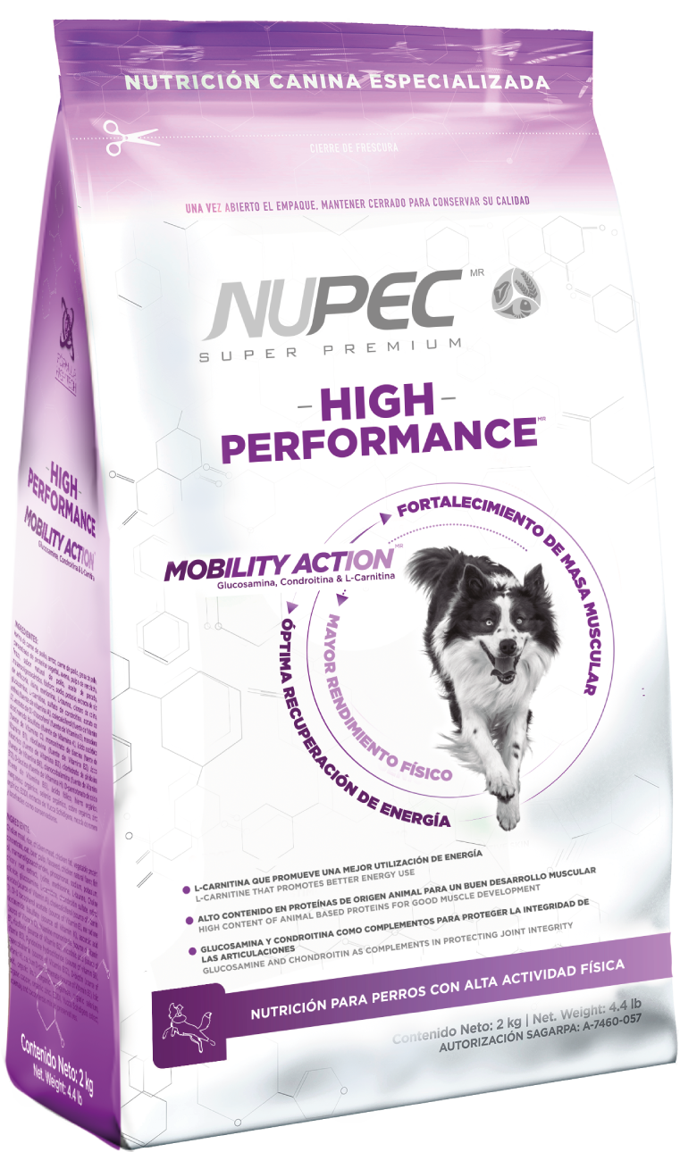 Nupec Perro High Performance Alto Rendimiento 20kg