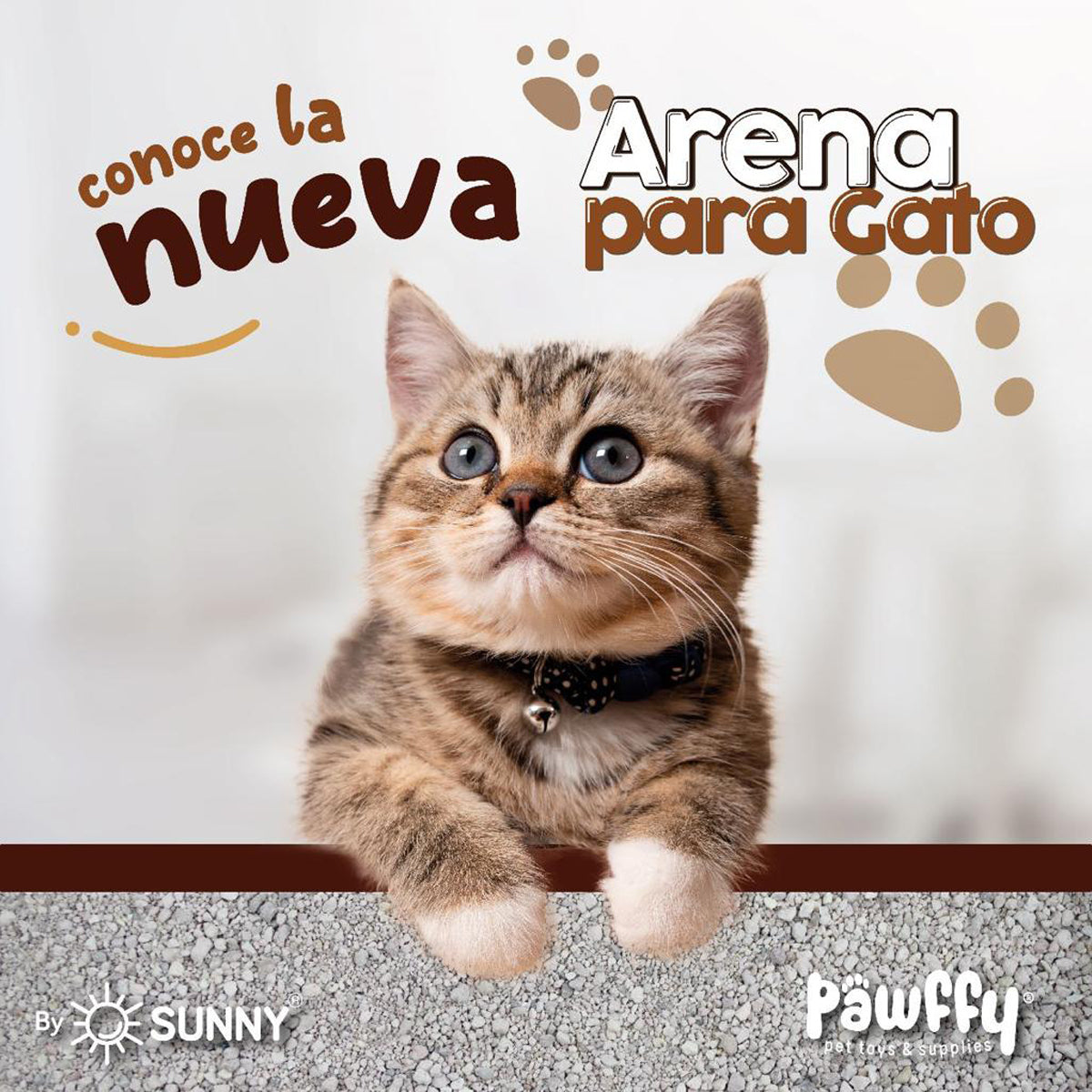 Arena para gatos Pawffy paquete de 30kg