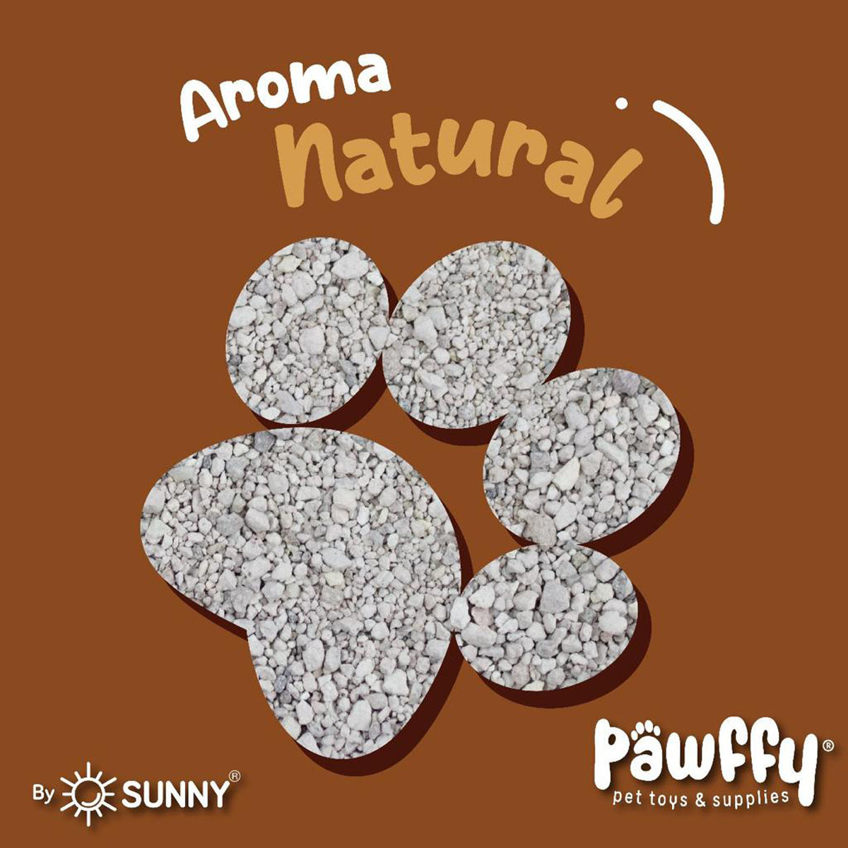 Arena para gatos Pawffy paquete de 30kg