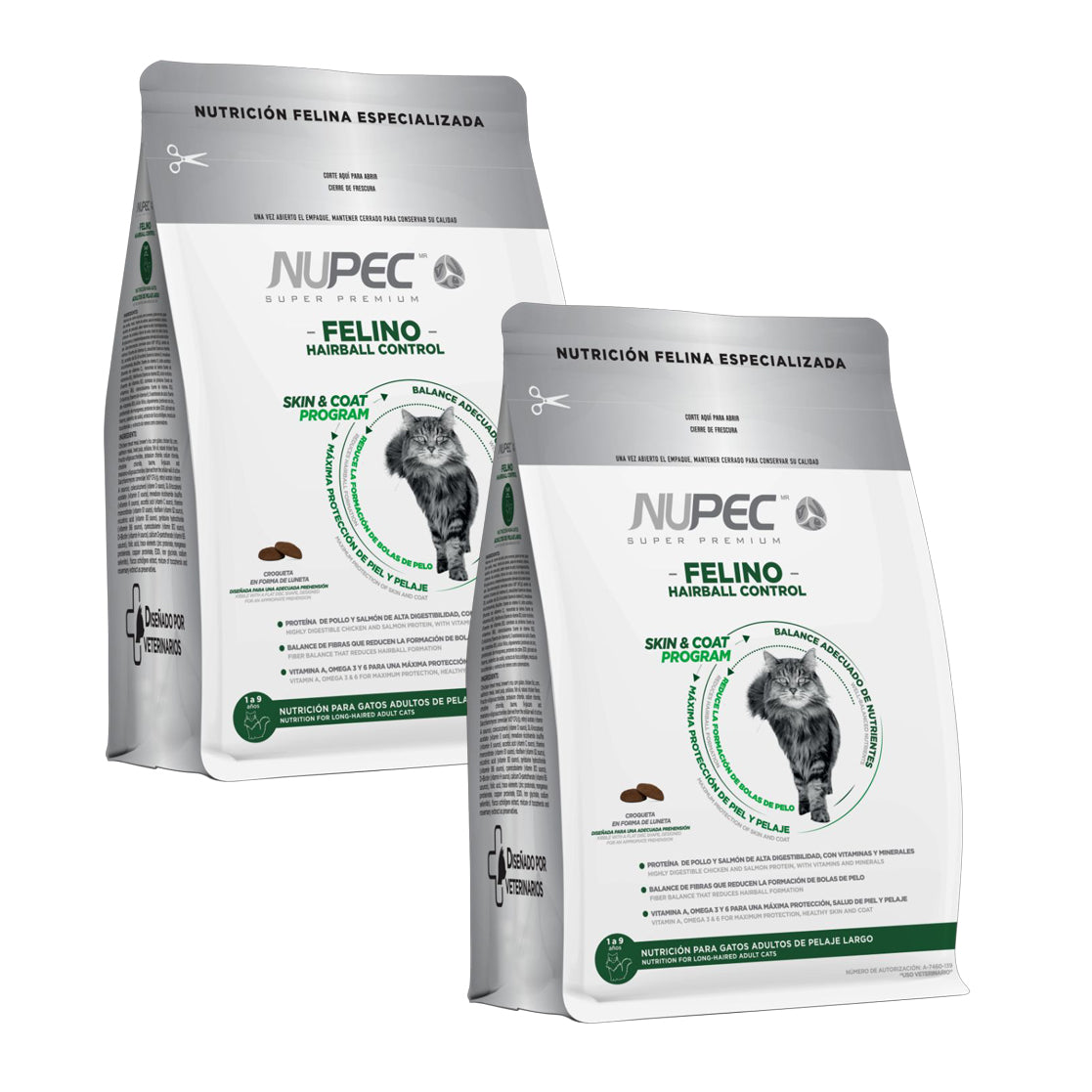 Nupec Gato Hairball 6kg (2 bultos)