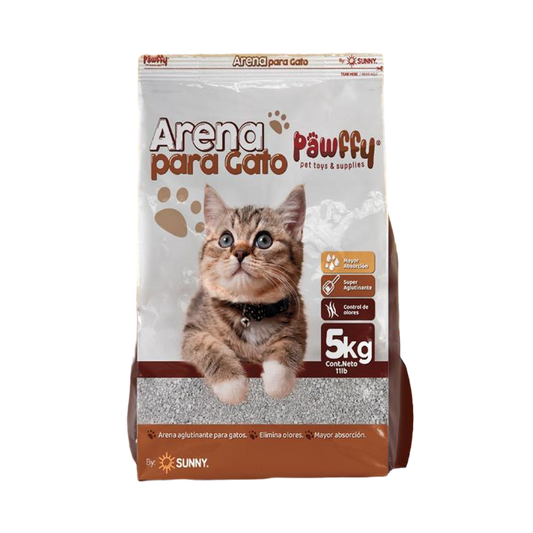 Arena para gatos Pawffy paquete de 30kg