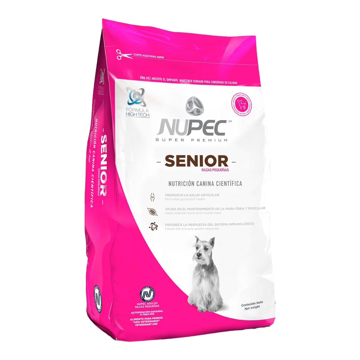 Nupec Perro Senior Razas Pequeñas 8kg