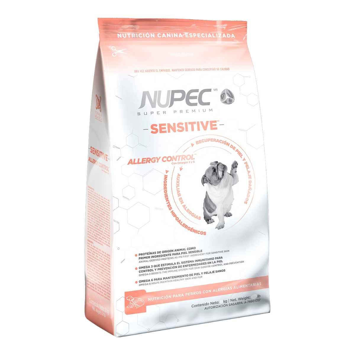 Nupec Perro Senitive Skin Razas Medianas y Grandes 15kg