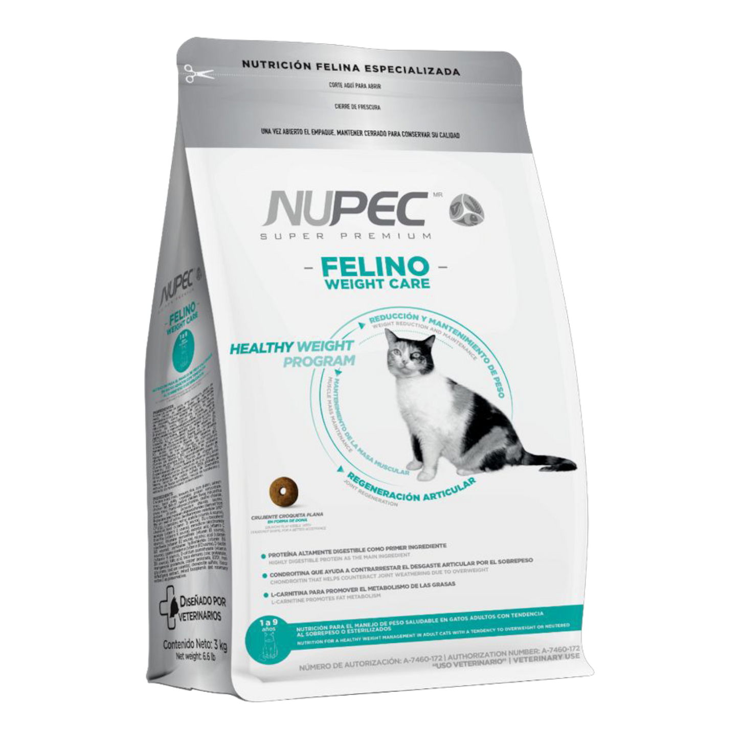 Nupec Gato Control De Peso 3kg