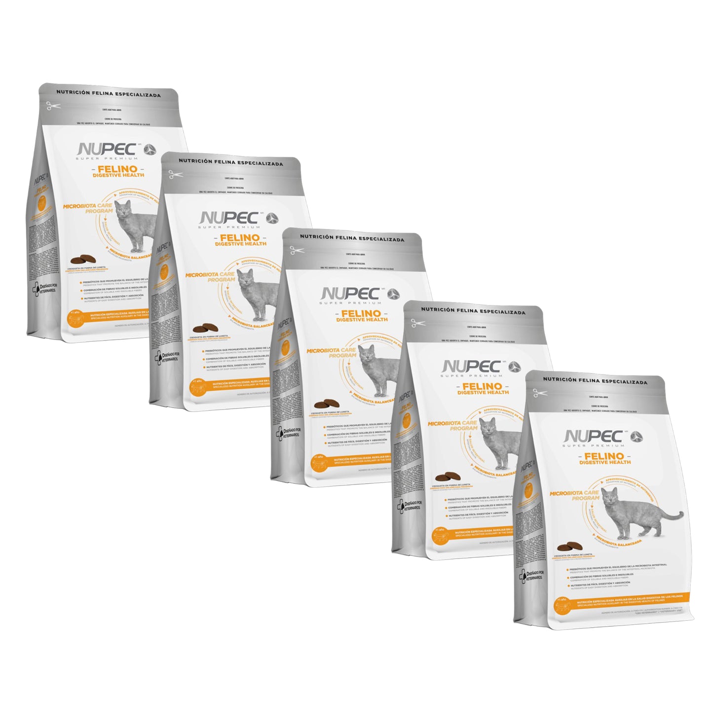 Nupec Gato Digestive Healt 15kg (5 bultos)