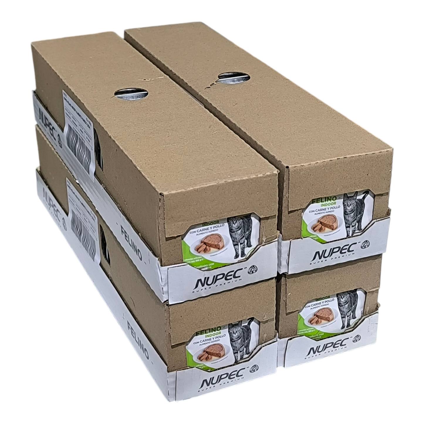 Nupec Gato Indoor Alimento Humedo Pack 64 Latas De 100gr