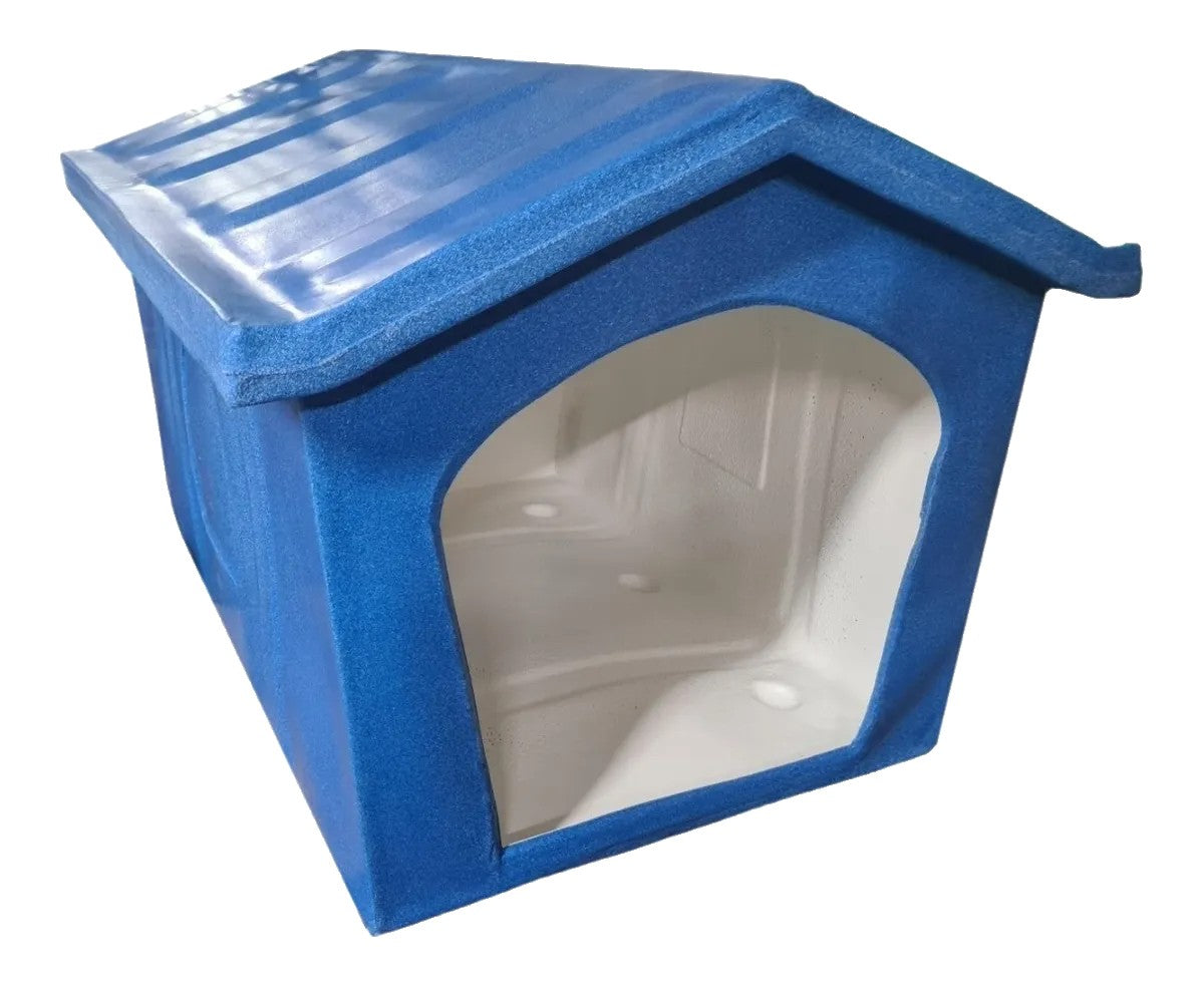 Casa Grande Térmica Para Perros 93x75x64cm Azul