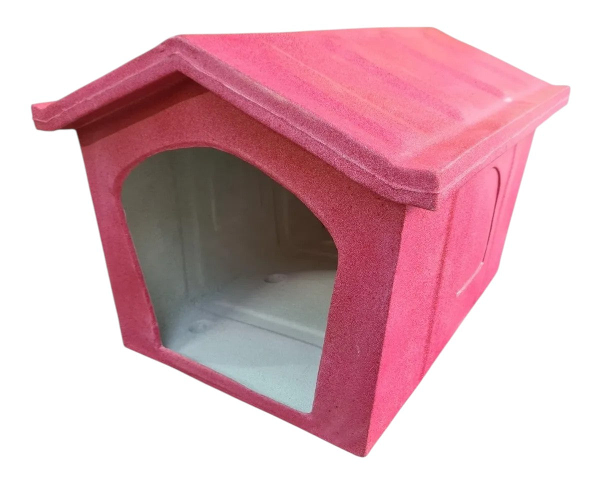 Casa Grande Térmica Para Perros 93x75x64cm Rosa