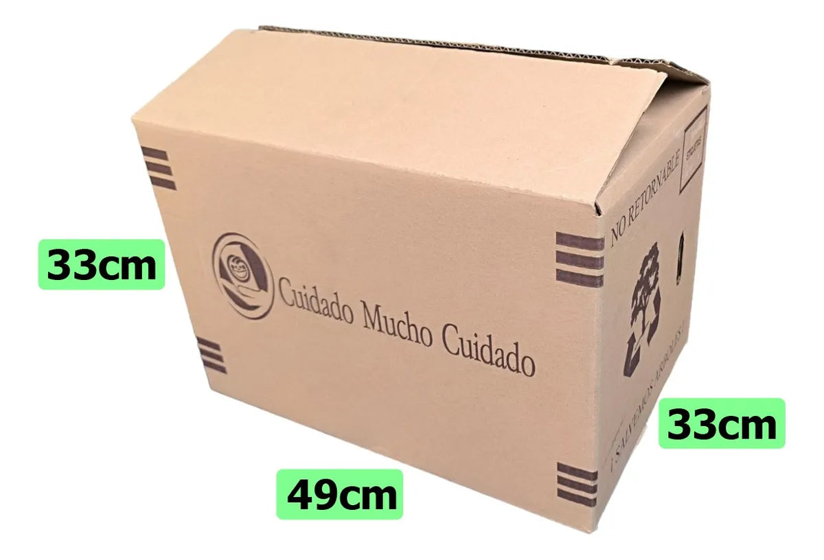 Cajas De Carton Mudanza, Envíos, Empaque 49x33x33 (50piezas)