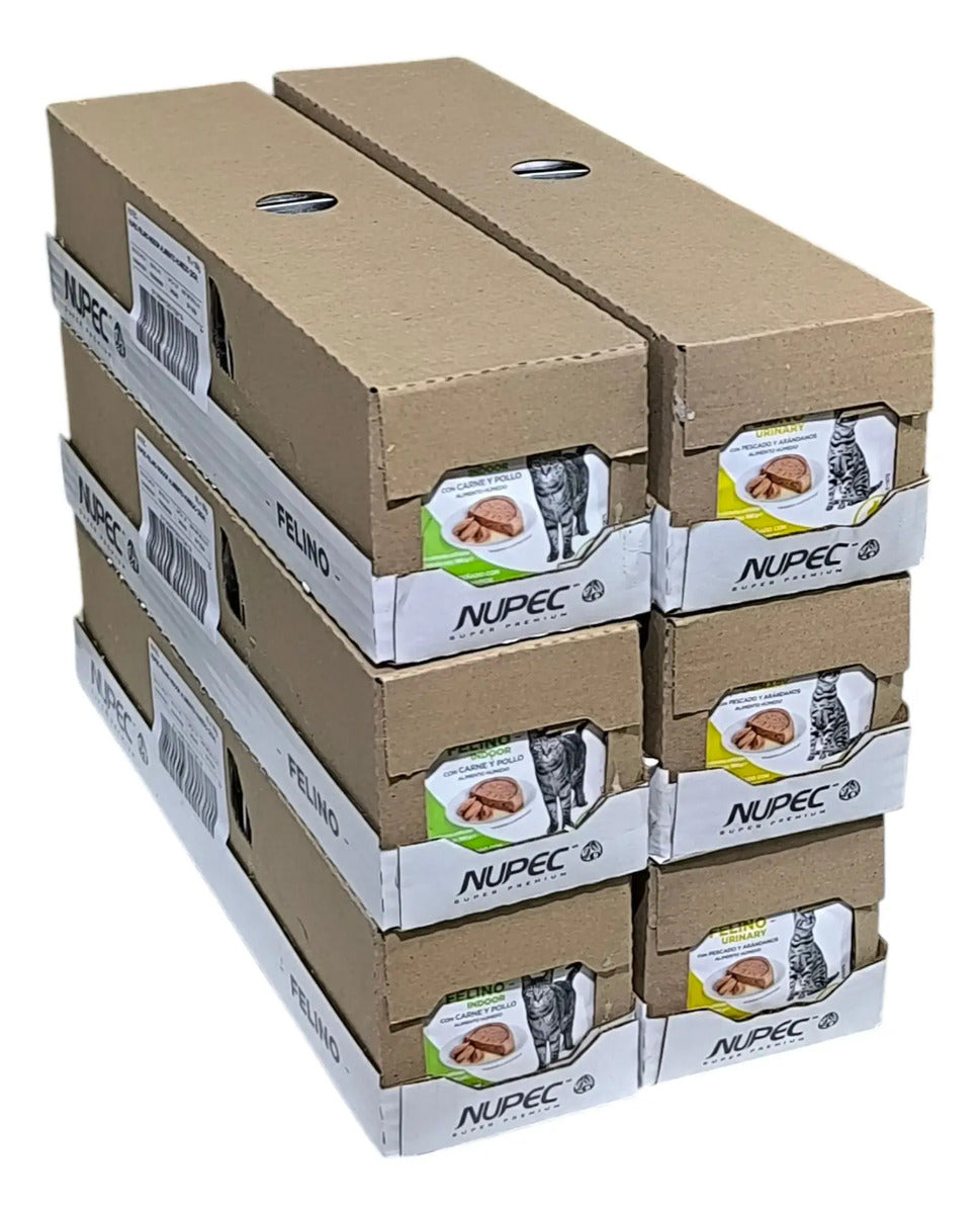 Nupec Gato Duo Pack Indoor & Urinary Alimento Humedo Pack 96 Latas De 100gr