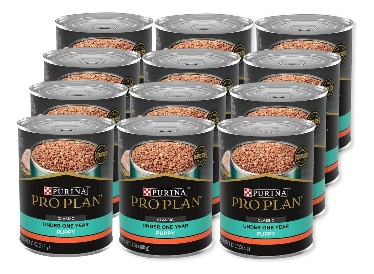 Alimento Para Perro Pro Plan Puppy Pollo Y Arroz 12 Latas 4.5kg