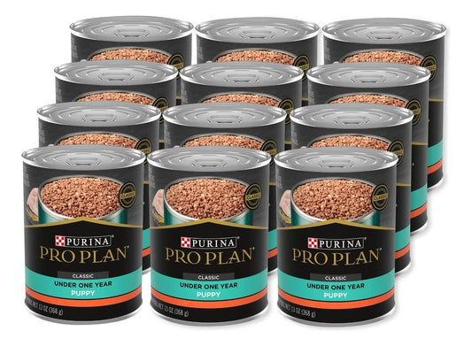 Alimento Para Perro Pro Plan Puppy Pollo Y Arroz 12 Latas 4.5kg
