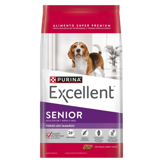 Purina Excellent Perro Senior Complete 7+ Todas Las Razas 20kg