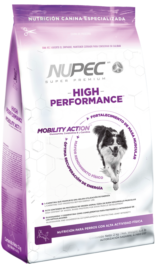 Nupec Perro High Performance Alto Rendimiento 20kg