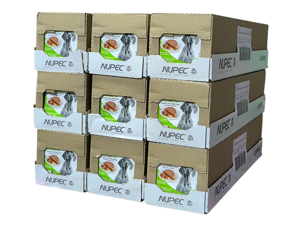 Nupec Perro Adulto Alimento Humedo Pack 144 Latas De 100gr