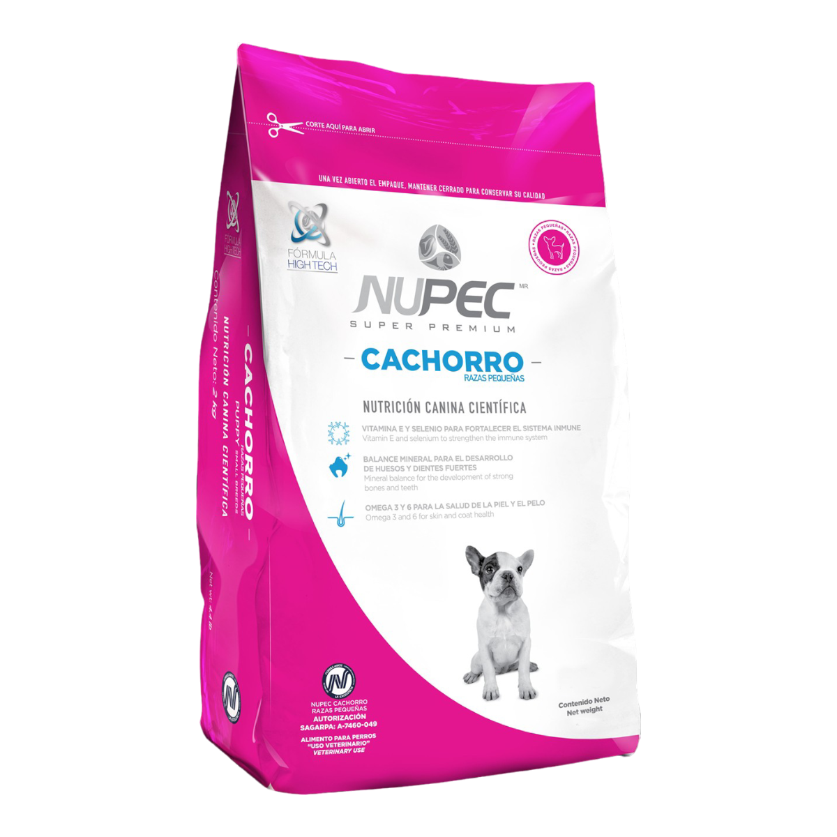 Nupec Perro Cachorro Razas Pequeñas 8kg