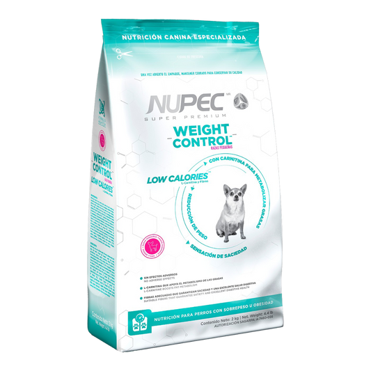 Nupec Perro Control De Peso Raza Chica 8kg
