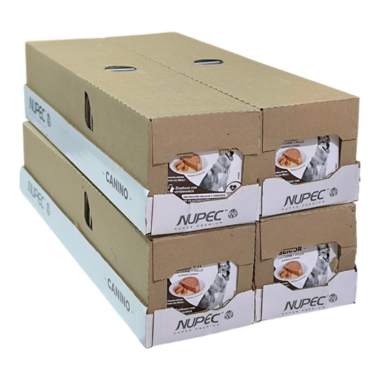 Nupec Perro Senior Alimento Humedo Pack 64 Latas De 100gr