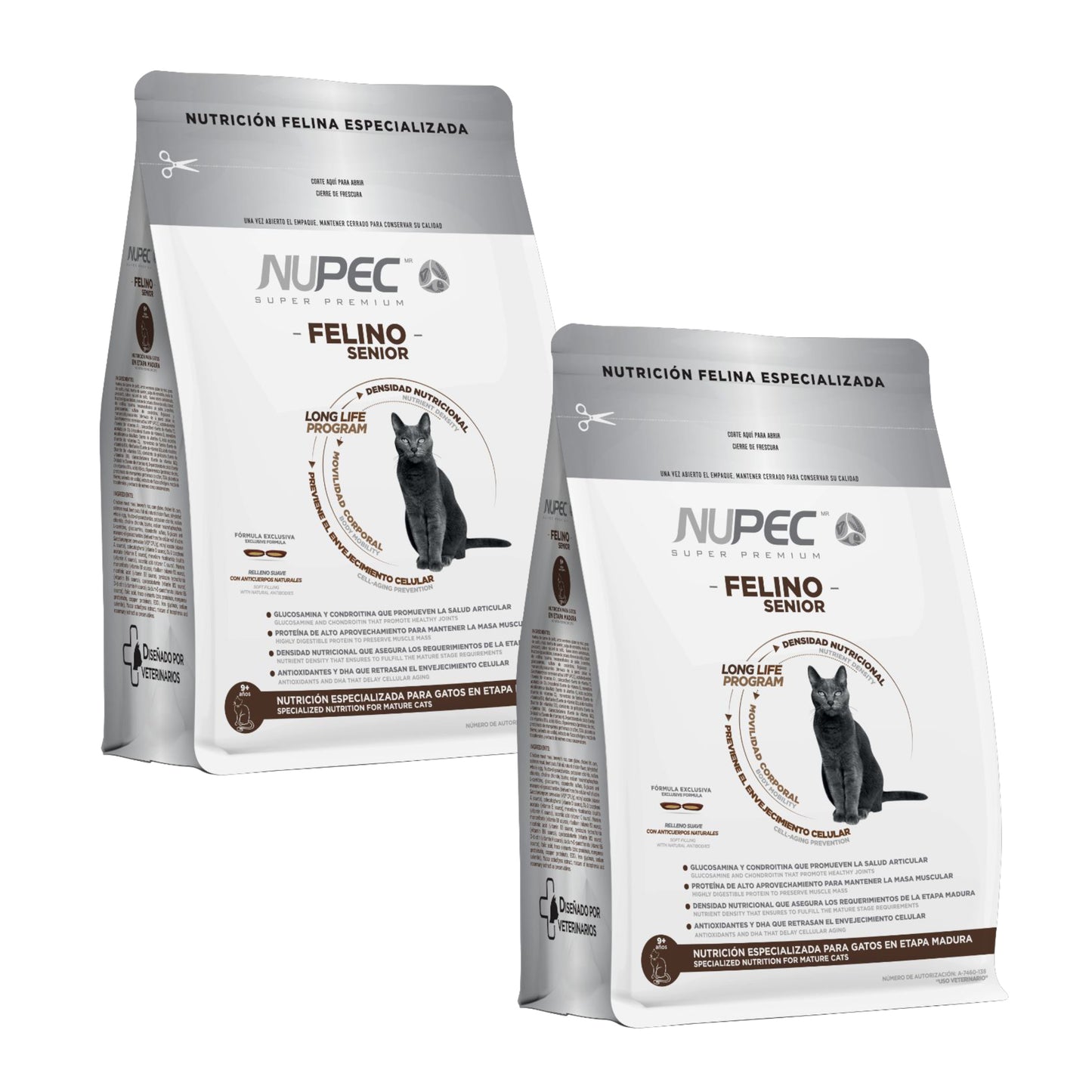 Nupec Gato Senior 6kg (2 bultos)